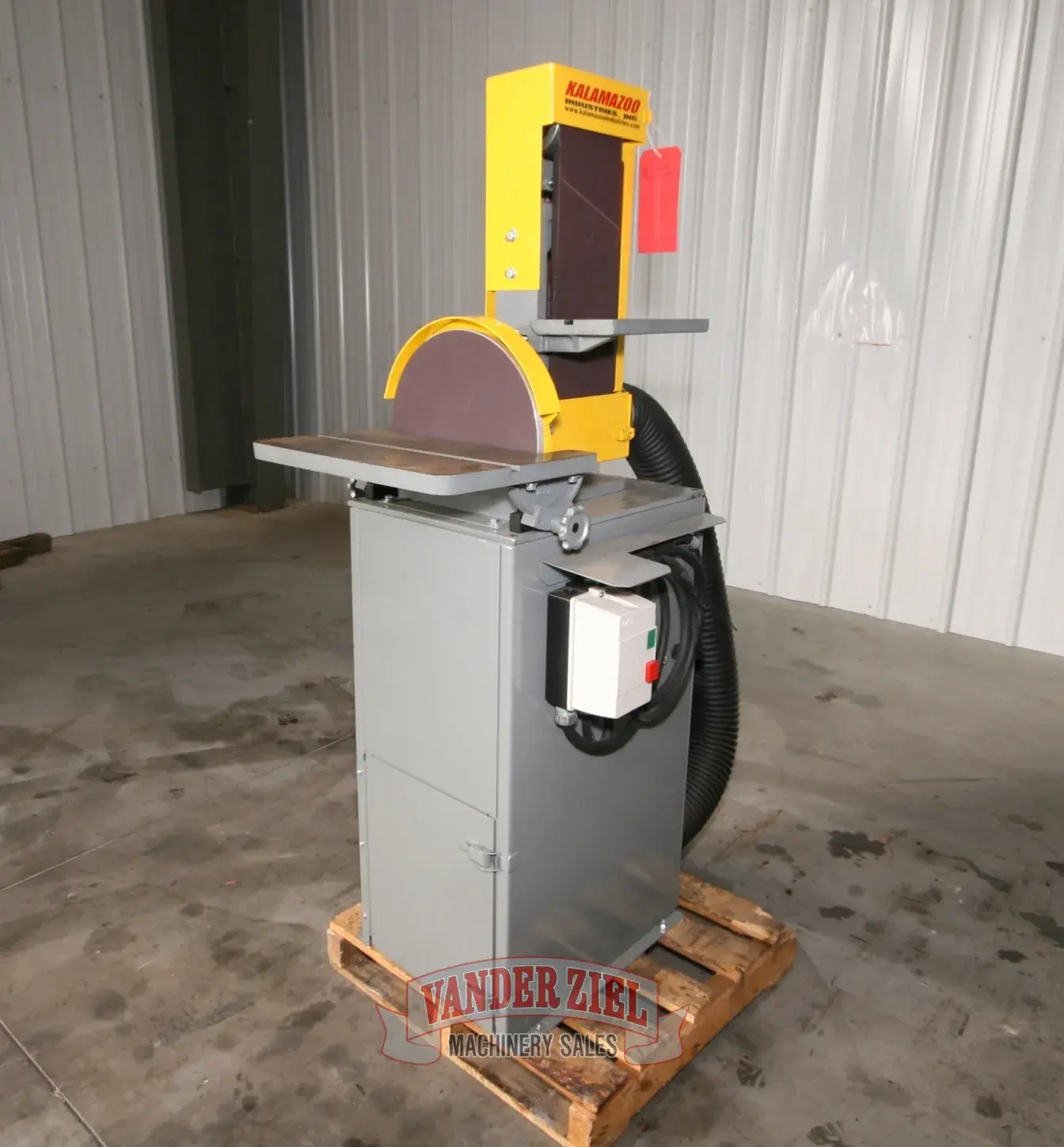 Kalamazoo Industries 6" Belt 12" Disc Combination Sander, Model S612V, 1PH/220V - NEW