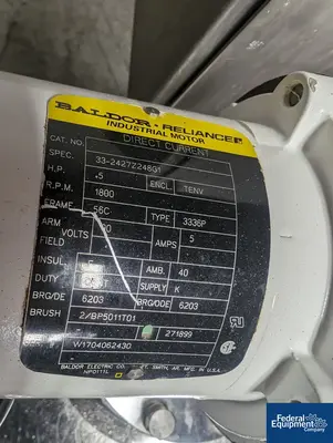 USED Precision 500 Liter Precision Stainless Reactor, 316L S/S, 40/100#