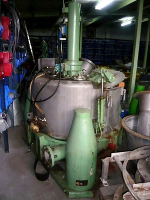 Ellerwerk 736 U-A perforate basket centrifuge, 316SS.