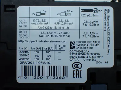 New | in-Stock SIEMENS 3RA21100FA151BB4 Starters Ohio US | HGR 24 #1070278