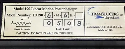 USED SERVTEK TD1906N6K0508