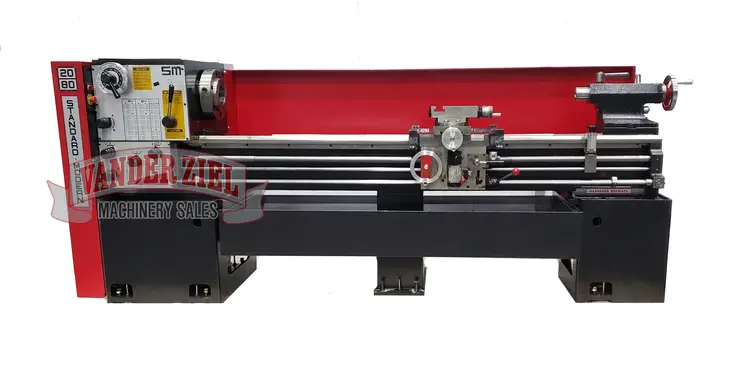 New | in-Stock STANDARD MODERN 2080 Engine Lathes Michigan US | Vander Ziel Machinery Sales #480073