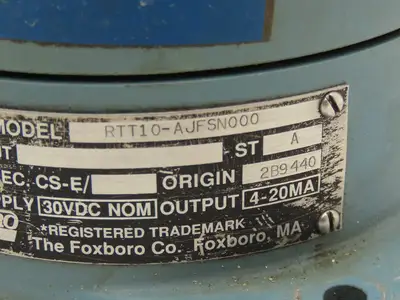Foxboro RTT10-AJFSN000 Temperature Transmitter 30VDC Haz Loc