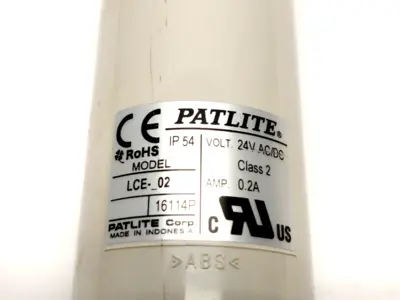 Used PATLITE LCE-102-R Lighting Michigan US | Maverick Industrial Sales #1456700