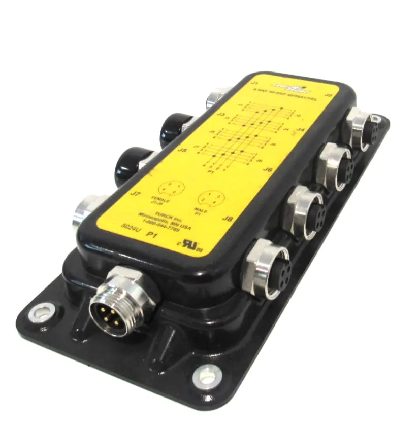 NEW TURCK 8 RKF 40-RSF 40/S651/YEL JUNCTION BOX 8RKF40RSF40S651YEL