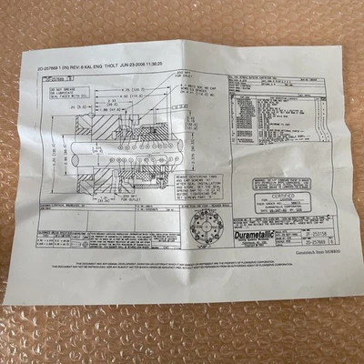 NEW Dura Seal Flowserve BM 138306