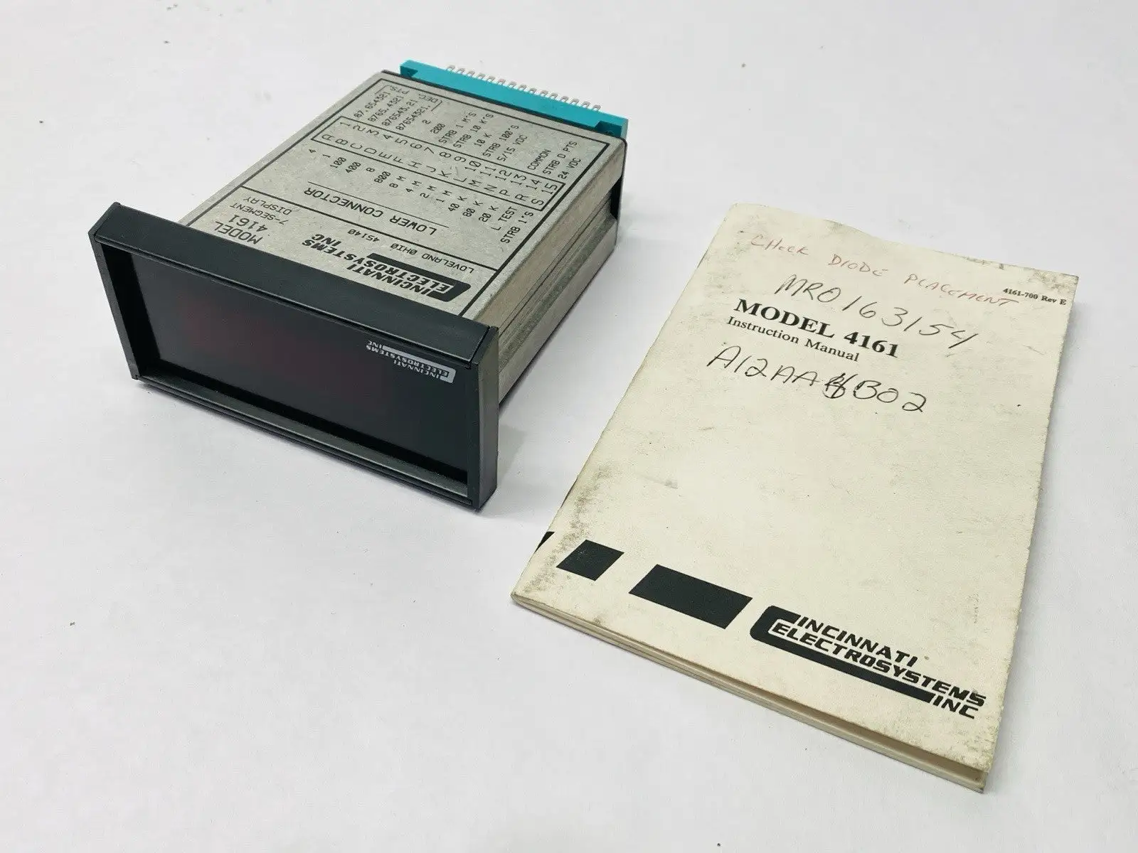 4161-5-24-N12 | Cincinnati Electrosystems  7-Segment Display Interface - New Other