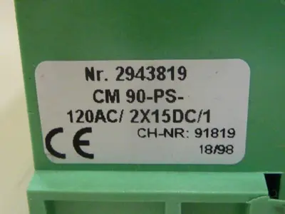 USED PHOENIX CONTACT CM 90-PS-120AC/2X15DC/1
