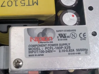 Nipron PCFL-180P-X2S Component Power Supply 3.3/5/12/-12/-5 VDC Output Used