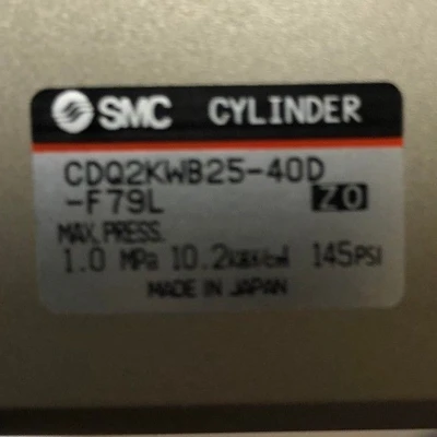 Used SMC CDQ2kWB25-40D-F79 Miscellaneous Laboratory Equipment California US | CAL-L Enterprises #1459487