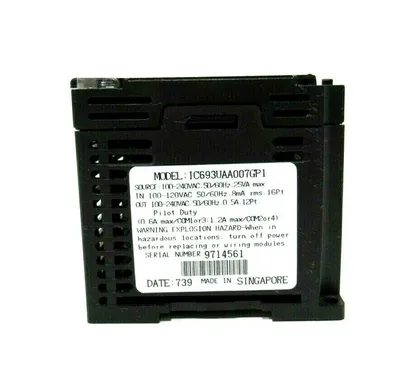 USED GE FANUC IC693UAA007 PROGRAMMABLE CONTROLLER SERIES 90
