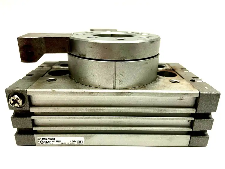 Used SMC PNEUMATIC ROTARY TABLE CYLINDER Rotary Actuators Michigan US | Maverick Industrial Sales #1122657