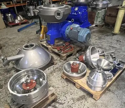 Alfa-Laval AFPX 810 XGV-74CG fat separator, 316SS.