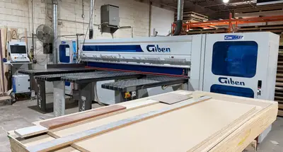 Used 2017 GIBEN ICON FAST SPLM XY Single-Line Beam Saws Ontario CA | Aldan Woodworking Machinery #1252749