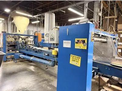 35" x 85" Koppers 2 color Flexo Folder Gluer