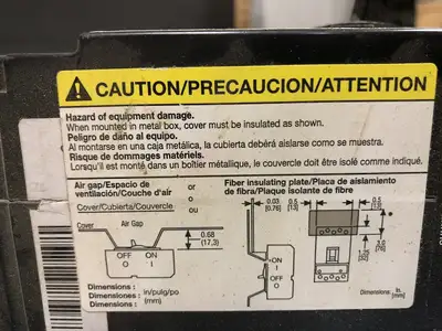 USED SQUARE D FHL360151021