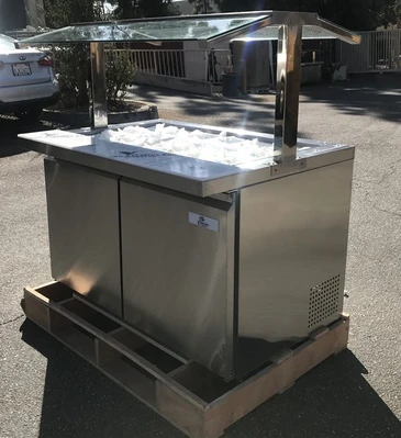 171-0216 47" Self Contained Cold Salad Buffet Table Cooler