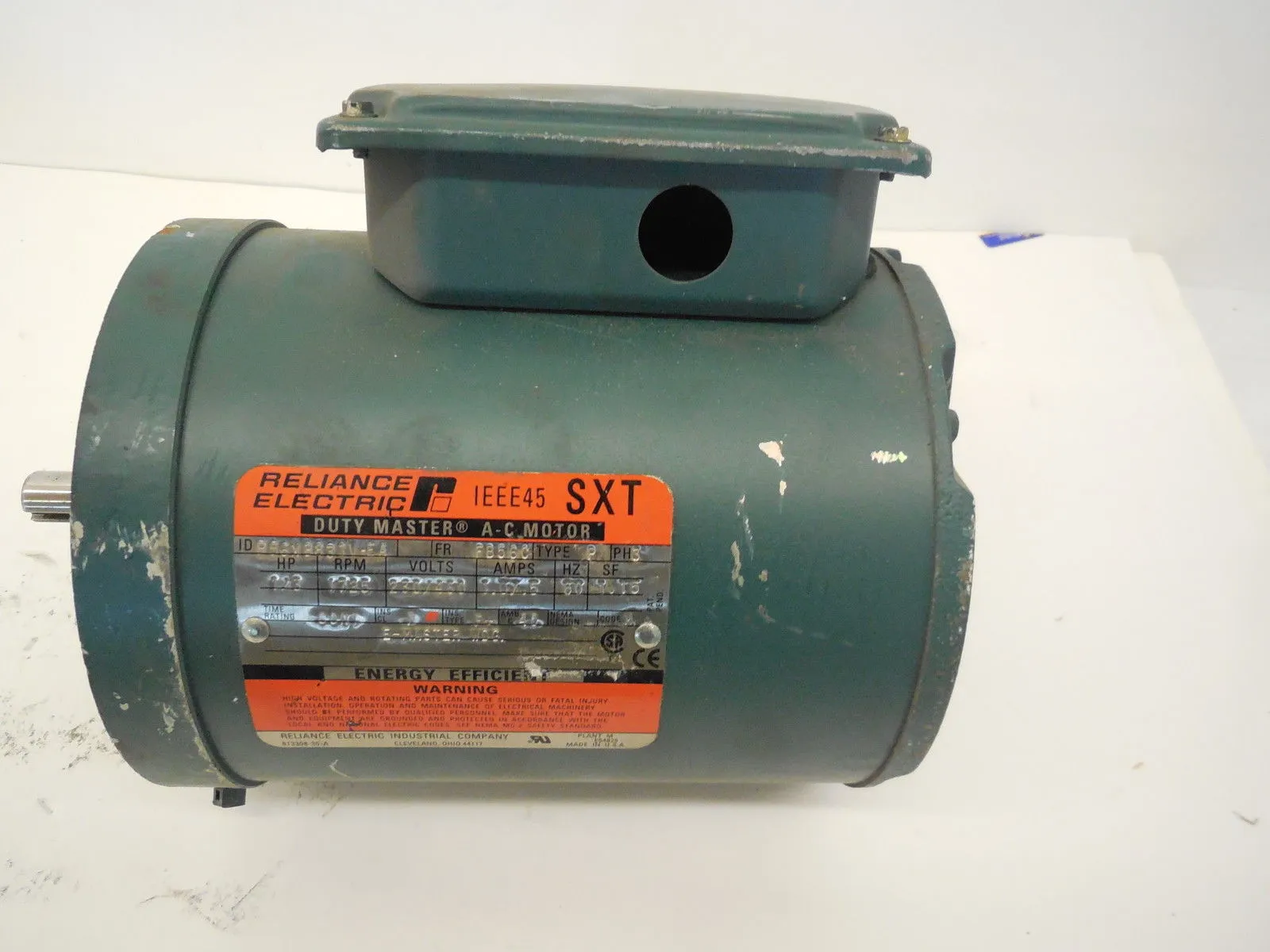 RELIANCE ELECTRIC P56X3831V-EA MOTOR 3 PHASE 1725 RPM P56X3831VEA