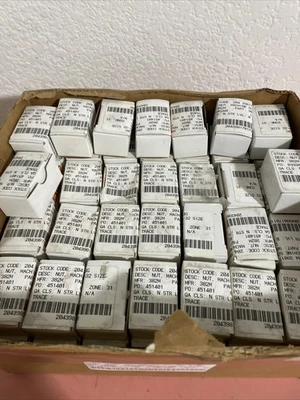 Large Lot Of Hex Mach SC Nuts 8/32 316SS Total Of  94 Boxes 100qty. Per Box