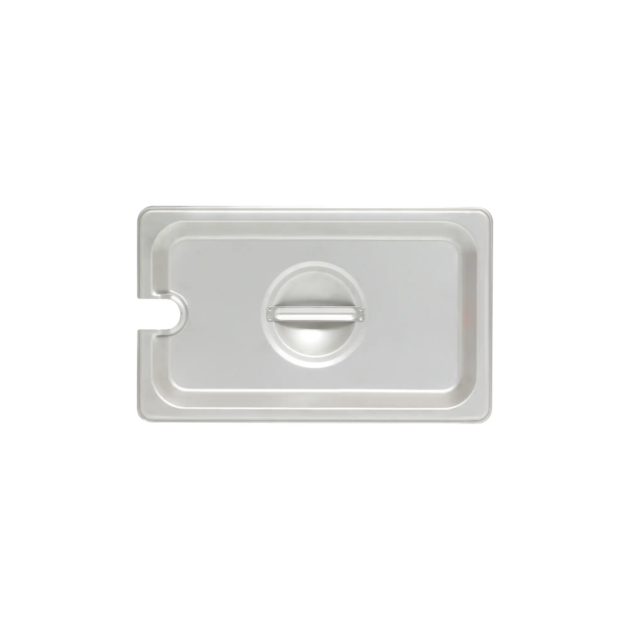 Thunder Group STPA5140CS Quarter Size Steam Pan Cover - Notched, Stainless - 12, (each)