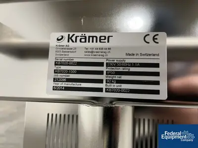 USED Kramer Two Kramer Tablet Conveyors, KB7020