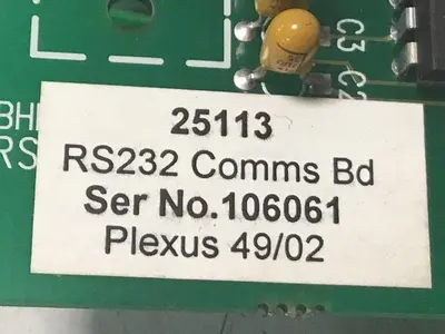 USED PLEXUS RS232 25113