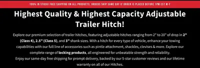 NEW 2025 BULLETPROOF HITCHES ALL