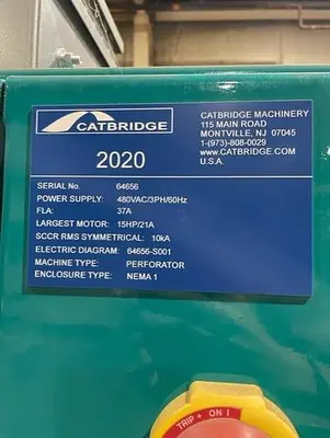 2020 Catbridge 90" Perforator Unit