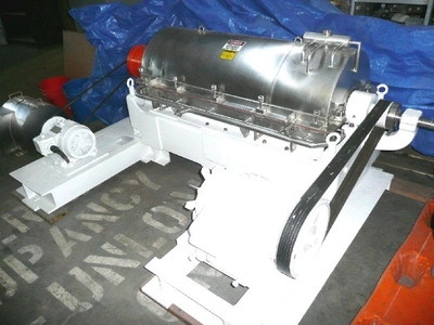 Sharples P3400 sanitary decanter centrifuge, 316SS.