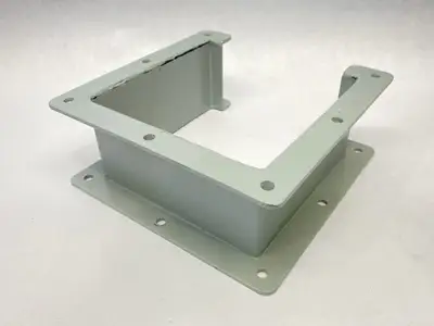 F66LN3,19950 | Hoffman F66LN3 Nipple Lay-in Hinged-Cover Gray 6" x 6" x 3" 19950 - Used