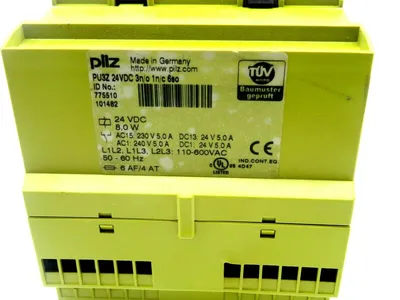 USED PILZ PU3Z-24VDC-3N/O-1N/C-6SO SAFETY RELAY PU3Z24VDC3NO1NC6SO