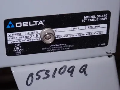 USED DELTA 36670