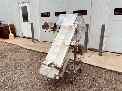 Safeline Mettler Toledo 48” Stainless Steel Incline Conveyor