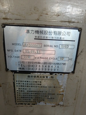JOEN LI Taiwan Hydraulic Grinder, in good condition