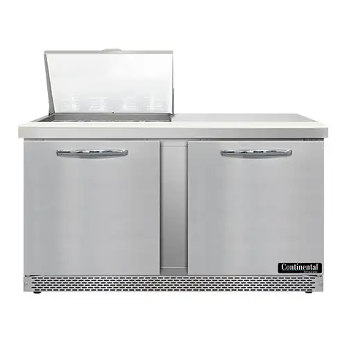 Continental SW60N12M-FB 60" Sandwich/salad Prep Table W/ Refrigerated Base, 115v
