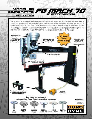 Duro Dyne FG Mach70 Pinspotter