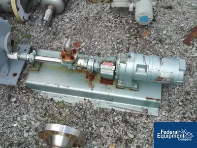 USED Moyno 1" x 1.5" MOYNO PUMP, S/S, 1/2 HP