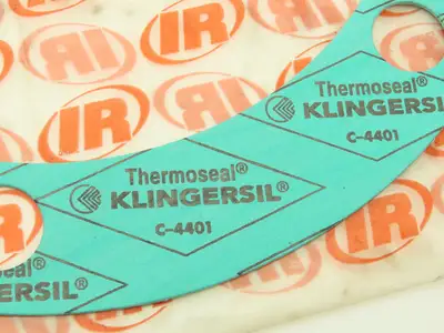 Ingersoll Rand Valve Cover Gasket 10"OD x 7-1/4" ID 6 - 3/4" Holes Lot of 6
