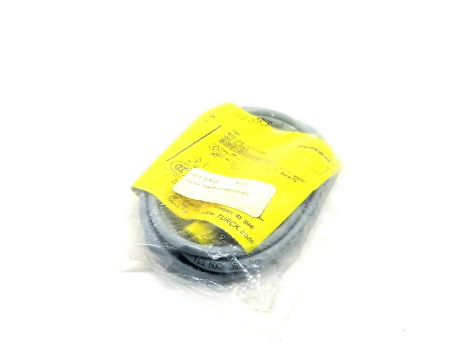 NEW TURCK ELEKTRONIK NI10-G18-AZ3X-60MM PROXIMITY SWITCH NI10G18AZ3X60MM