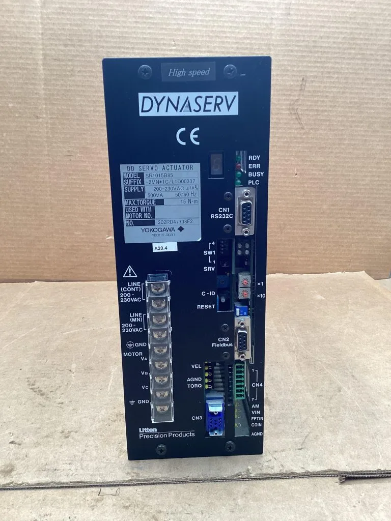 Yokogawa Litton Precision Dynaserv; High Speed Servo Actuator SR1015B85