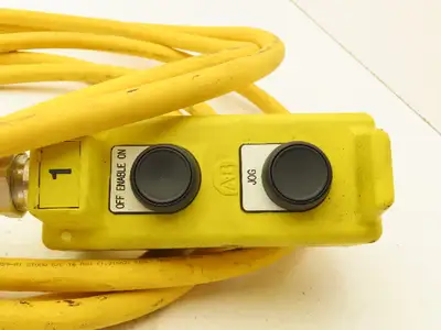Allen Bradley 800F-P25 Pendant Enclosure Station 2 Button 16' Cable 6 Pin Turck