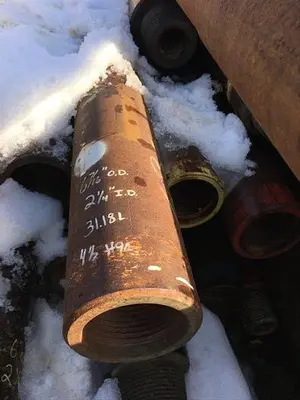 Used AFTERMARKET 6-7/16" OD X 374" DRILL PIPE Construction Material & Supplies Pennsylvania US | East West Machinery & Drilling #1416207