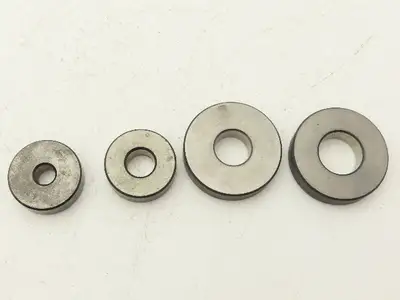 Mitutoyo 177 Holtest Bore Gage Steel Setting Rings .35" .50" .65" .80"  Lot of 4