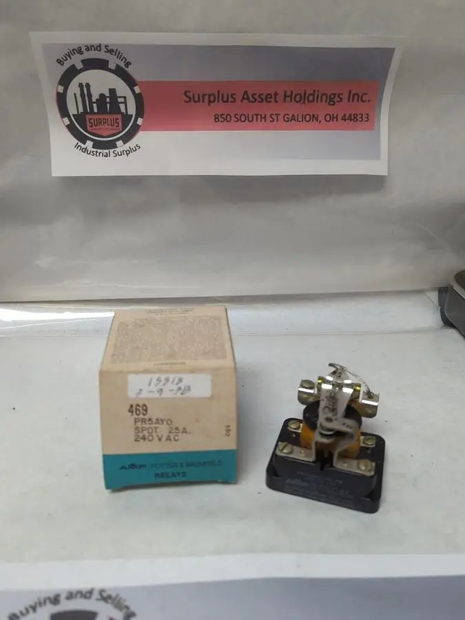 New | in-Stock P&B PR5AYO Miscellaneous Equipment (Electrical & Power) | Surplus Asset Holdings #1199745