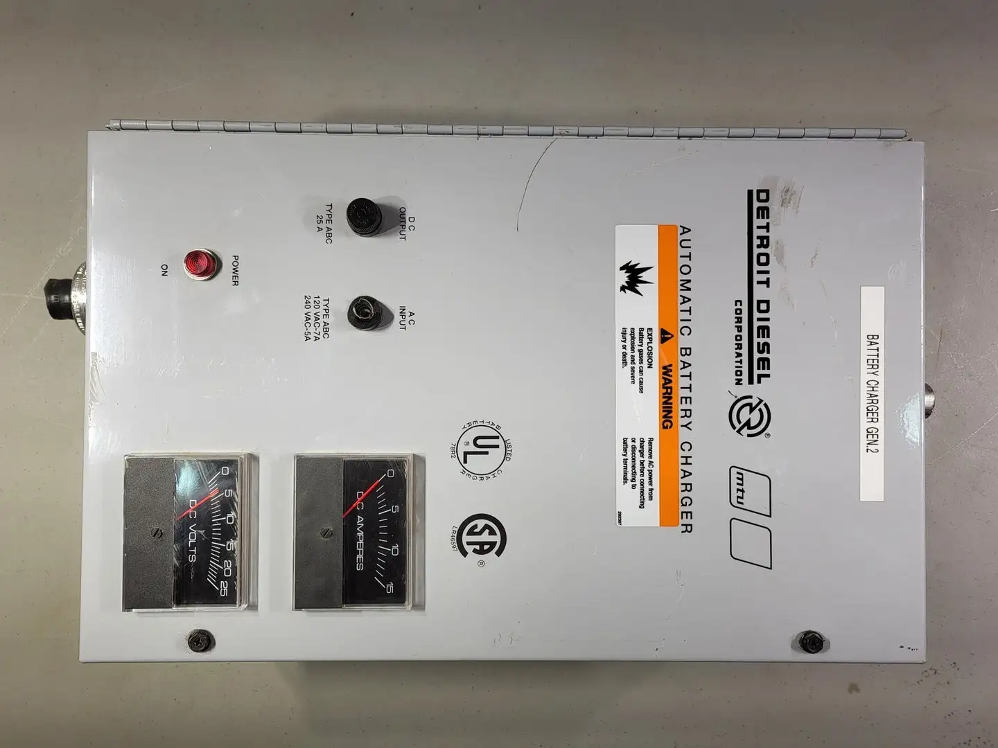 Used DETROIT DIESEL B-325333 Battery Chargers British Columbia CA | Lenmark #238420