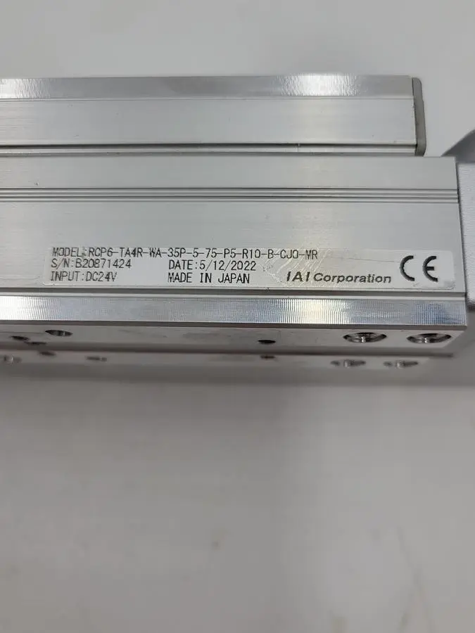 USED IAI CORPORATION IAI CORPORATION RCP6-TA4R-WA-35P-5-75-P5-R10-B-CJO-MR LINEAR ACTUATOR