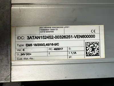 Bst 3ATAN152452-00326251-VEM600000 Ems 18/200/2,45/16-5/C (3.6.5)