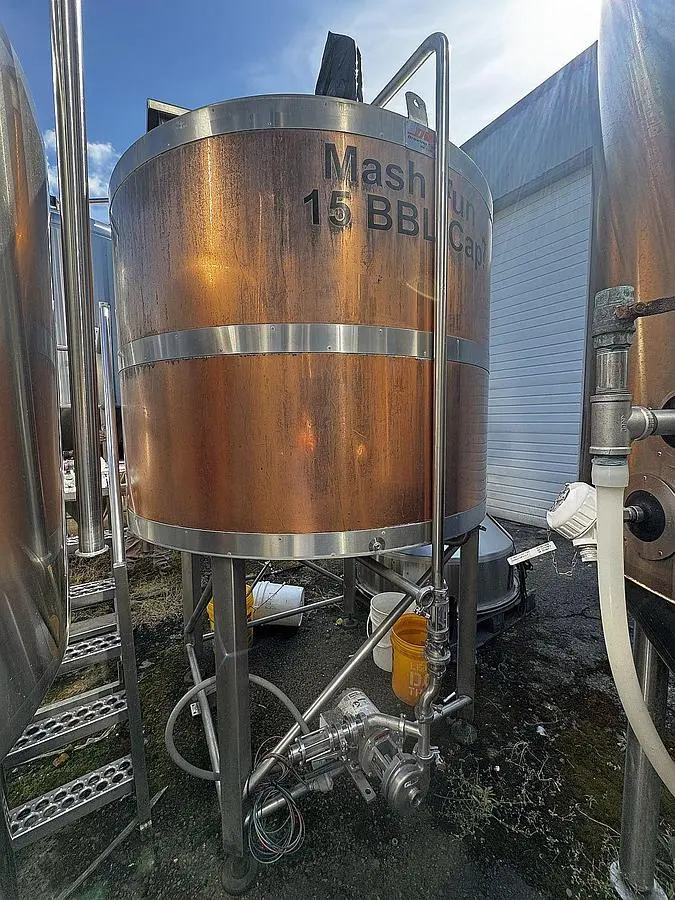 USED DME BREWING SERVICES 15BBL ST BH