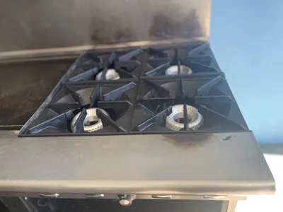 75-0345 American Range 60'' Gas Range 36'' Griddle 4 Burner 2 Oven AR36G4B