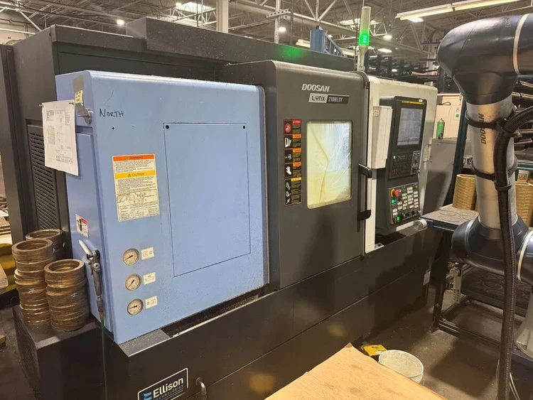 Used 2021 DOOSAN LYNX 2100LSYB CNC Lathes Ohio US | Toolquip, Inc. #1328460